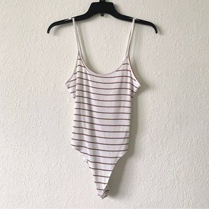 Striped bodysuit
